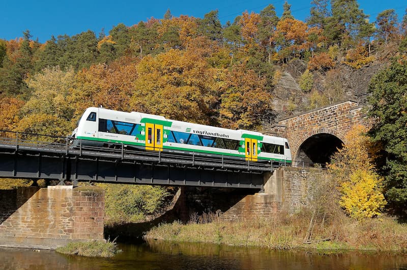 Elstertalbahn – Von Gera durch das Vogtland bis nach Cheb