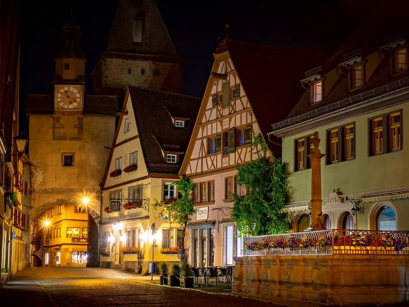 Rothenburg ob der Tauber, Romantisches Franken, Bayern